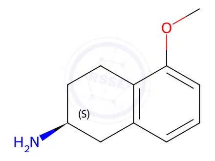 Chemical structure of (S)-5-Methoxy-2-aminotetralin