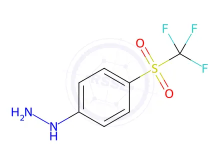 Chemical structure of (4-Trifluoromethanesulfonylphenyl)hydrazine