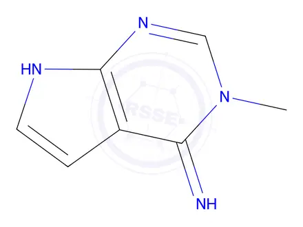 Chemical structure of 3-Methyl-3H-pyrrolo[2,3-d]pyrimidin-4-amine