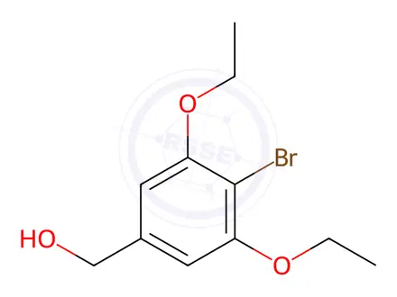 Chemical structure of (4-Bromo-3,5-diethoxyphenyl)methanol