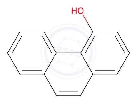Chemical structure of 4-Hydroxyphenanthrene