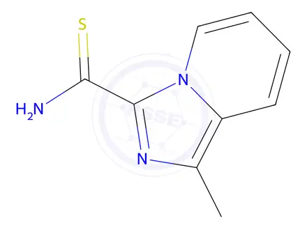 Chemical structure of 1-Methylimidazo[1,5-a]pyridine-3-carbothioamide