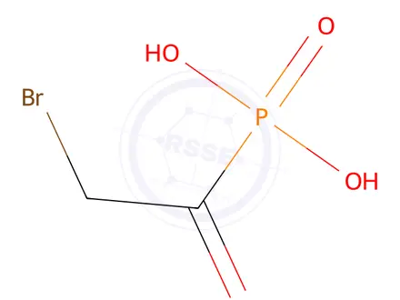 Chemical structure of bromoacetylphosphonate