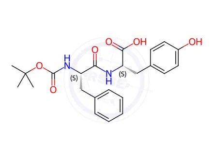 Chemical structure of Boc-Phe-Tyr-OH
