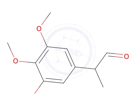 Chemical structure of 2-(3,4,5-Trimethoxyphenyl)propanal
