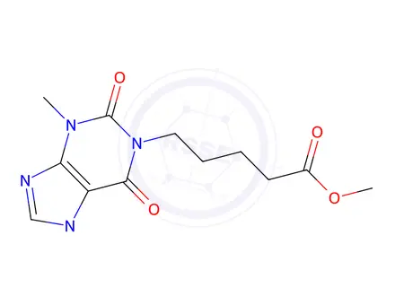 Chemical structure of Pentoxifylline Impurity 34