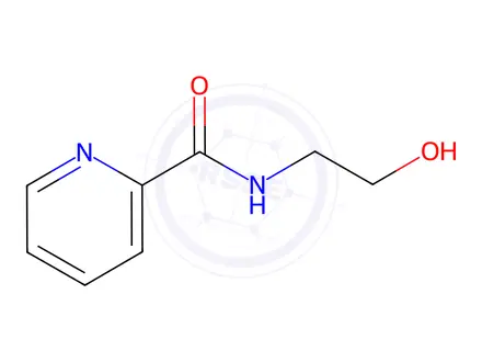 Chemical structure of N-(2-Hydroxyethyl)pyridine-2-carboxamide