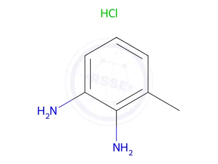 Chemical structure of 3-Methylbenzene-1,2-diamine hydrochloride