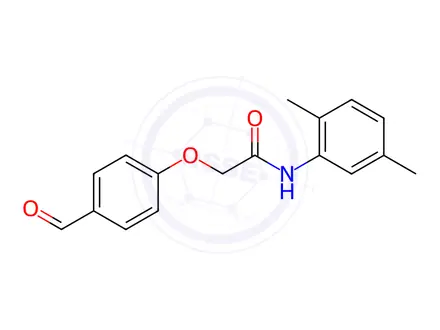 Chemical structure of N-(2,5-Dimethylphenyl)-2-(4-formylphenoxy)acetamide