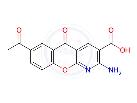 Chemical structure of Amlexanox Impurity 1