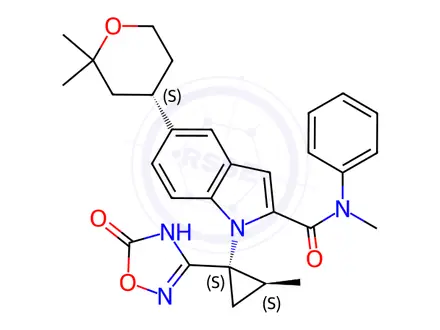 Chemical structure of Orforglipron Impurity 237