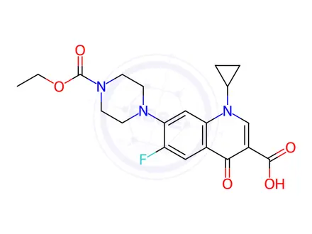 Chemical structure of Ciprofloxacin Impurity 60
