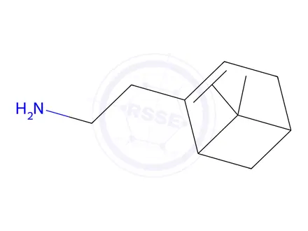 Chemical structure of 2-(6,6-Dimethyl-bicyclo[3.1.1]hept-2-en-2-yl)-ethylamine