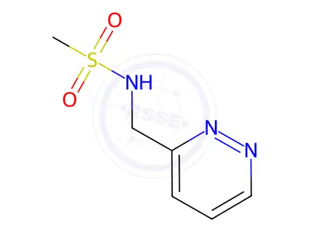 Chemical structure of N-[(pyridazin-3-yl)methyl]methanesulfonamide