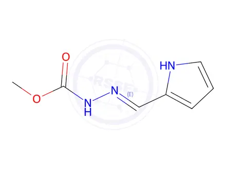 Chemical structure of Methyl 2-((1H-pyrrol-2-yl)methylene)hydrazinecarboxylate