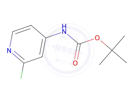 Chemical structure of tert-Butyl (2-Chloropyridin-4-yl)carbamate