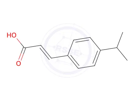 Chemical structure of 4-Isopropylcinnamic acid