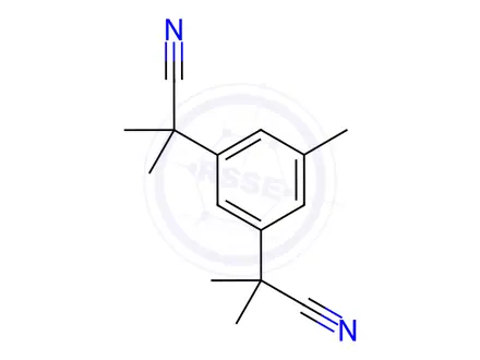 Chemical structure of Anastrozole EP Impurity H (Anastrozole USP Related Compound A)