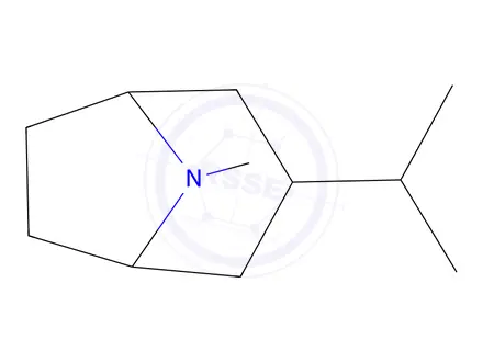 Chemical structure of Tropane, 3-isopropyl-(6CI)