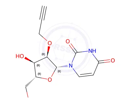 Chemical structure of 2'-O-Propargyluridine