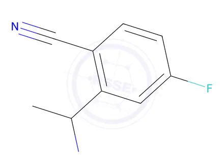 Chemical structure of 2-(1-Aminoethyl)-4-fluorobenzonitrile