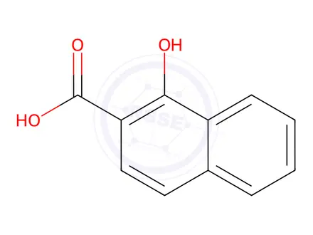 Chemical structure of 1-Hydroxy-2-naphthoic acid