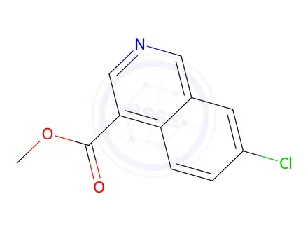 Chemical structure of Methyl 7-chloroisoquinoline-4-carboxylate