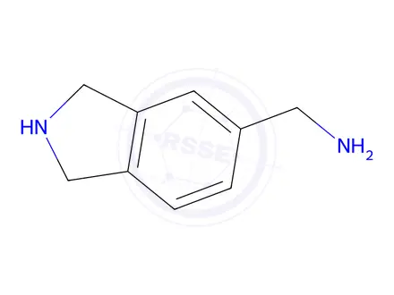 Chemical structure of Isoindolin-5-ylmethanamine