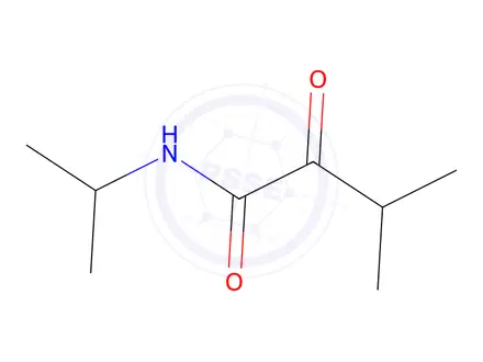 Chemical structure of 3-methyl-2-oxo-N-(propan-2-yl)butanamide