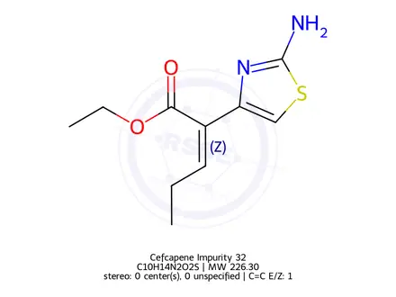 Chemical structure of Cefcapene Impurity 32