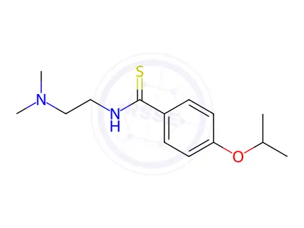 Chemical structure of N-[2-(Dimethylamino)ethyl]-p-(isopropoxy)thiobenzamide