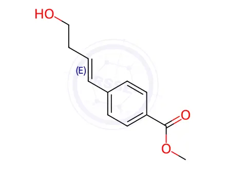 Chemical structure of Methyl (E)-4-(4-hydroxybut-1-en-1-yl)benzoate