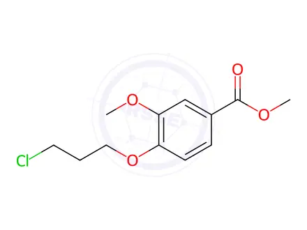 Chemical structure of Methyl 4-(3-chloropropoxy)-3-methoxybenzoate