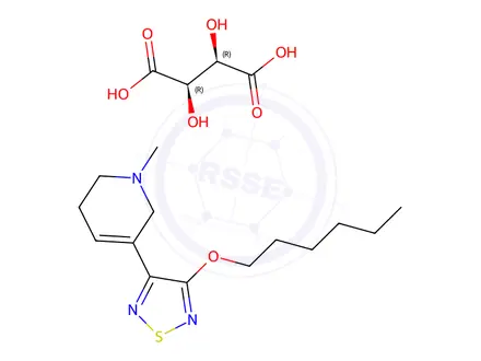 Chemical structure of Xanomeline Tartrate