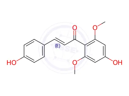 Chemical structure of 2'-O-Methylhelichrysetin