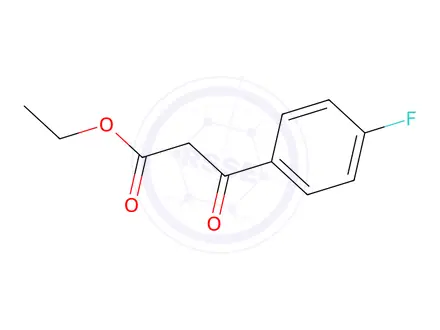 Chemical structure of Benzenepropanoic acid, 4-fluoro-β-oxo-, ethyl ester