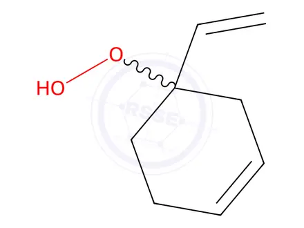 Chemical structure of 1-HYDROPEROXYL-1-VINYLCYCLOHEXENE-3