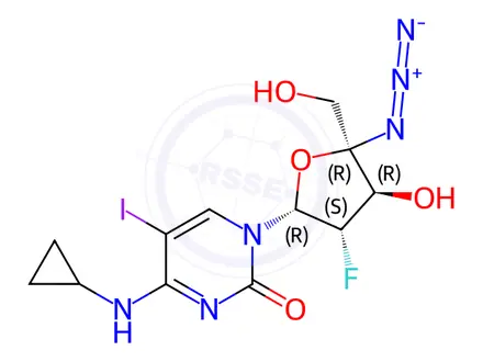 Chemical structure of Azvudine Impurity 44