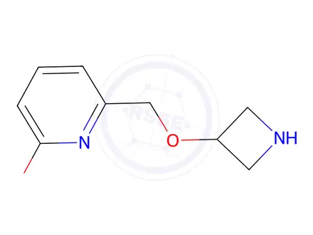 Chemical structure of 2-((Azetidin-3-yloxy)methyl)-6-methoxypyridine