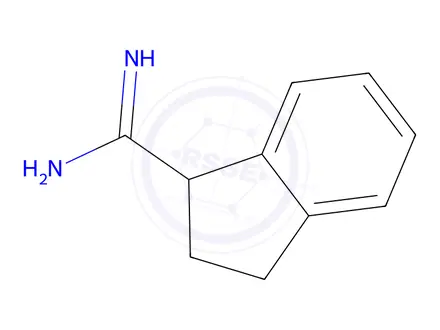Chemical structure of 2,3-Dihydro-1h-indene-1-carboximidamide