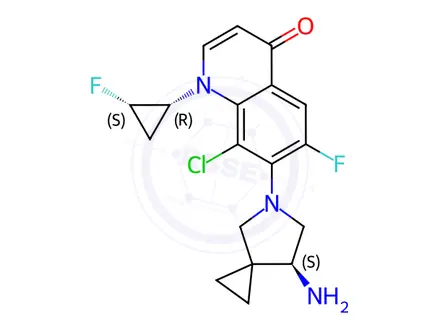 Chemical structure of Sitafloxacin Impurity 171