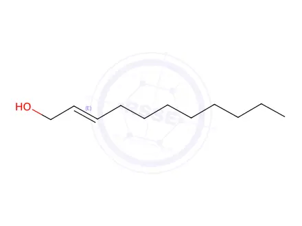 Chemical structure of trans-2-Undecen-1-ol