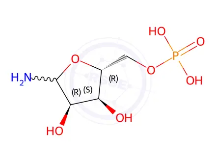 Chemical structure of phosphoribosylamine