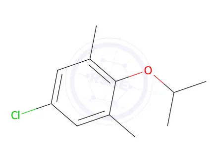 Chemical structure of 5-Chloro-1,3-dimethyl-2-(propan-2-yloxy)benzene