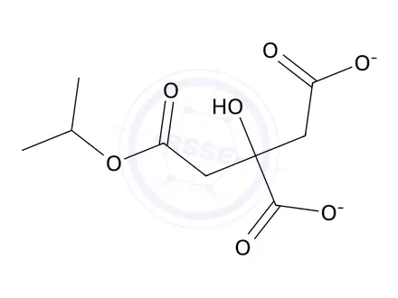 Chemical structure of Isopropyl Citrate (mixture)