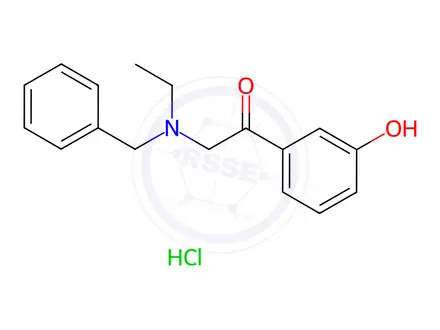 Chemical structure of Etilefrine EP Impurity D Hydrochloride