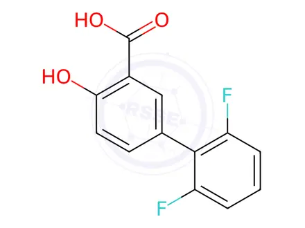 Chemical structure of Diflunisal Impurity 7