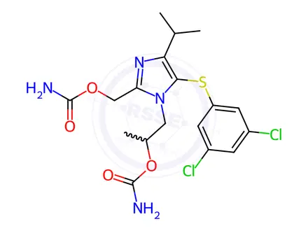 Chemical structure of Capravirine Impurity 51