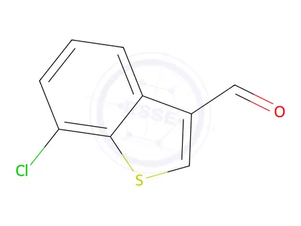 Chemical structure of 7-Chlorobenzo[b]thiophene-3-carbaldehyde