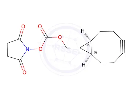 Chemical structure of BCN-succinimidyl ester